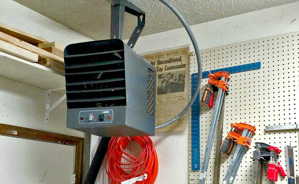 install a garage heater