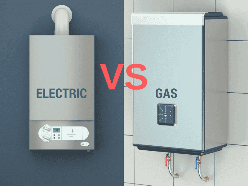 Electric vs Gas Tankless Water Heaters